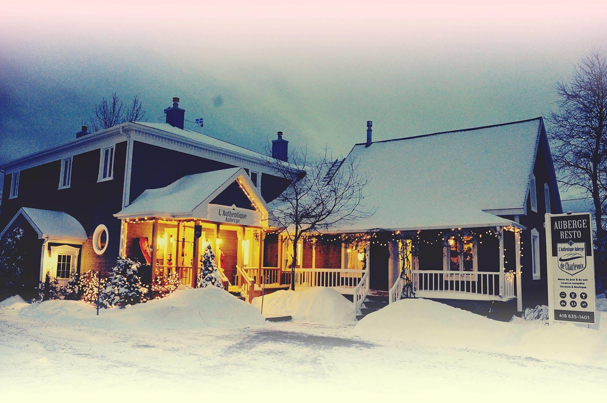 L'Authentique Auberge De Charlevoix Hotel Les Éboulements Kültér fotó