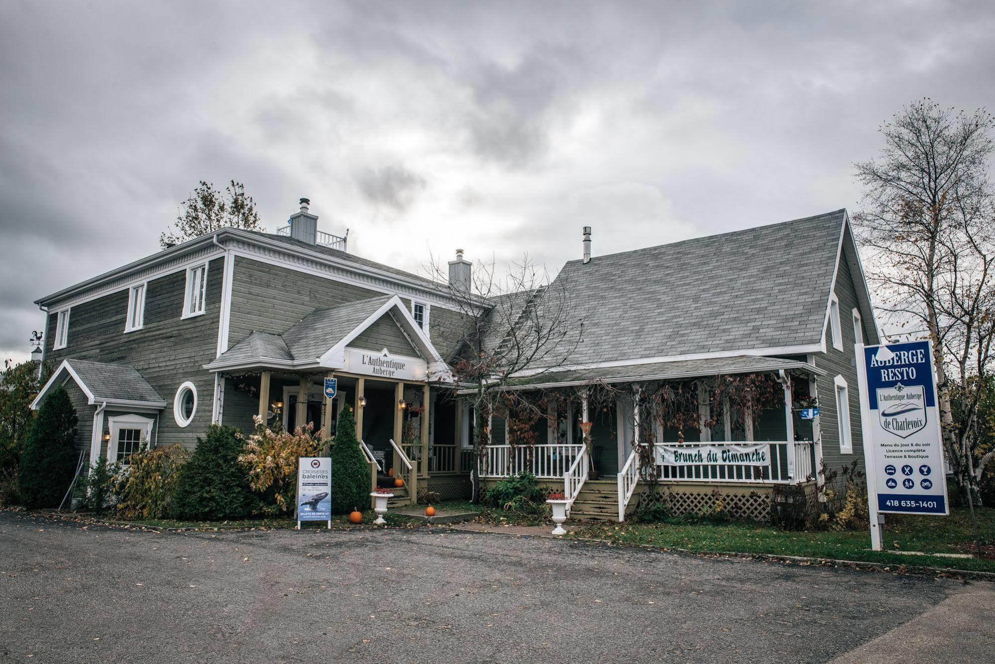 L'Authentique Auberge De Charlevoix Hotel Les Éboulements Kültér fotó